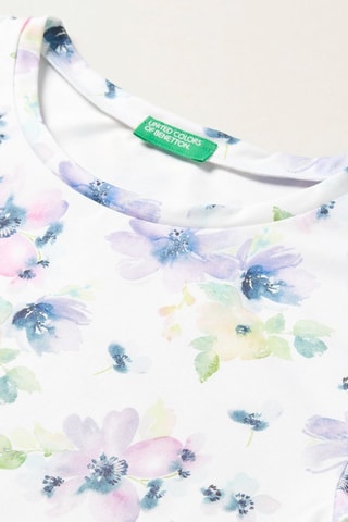 T-shirt - Branco e verde