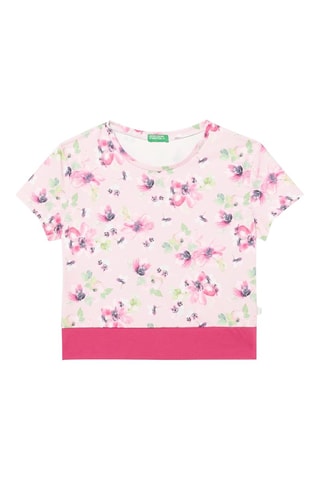 T-shirt - Rosa e verde