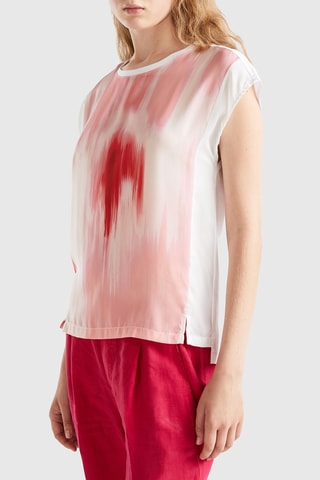 T-shirt - Vermelho e branco