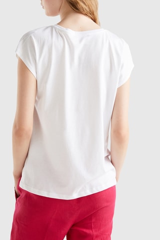 T-shirt - Vermelho e branco