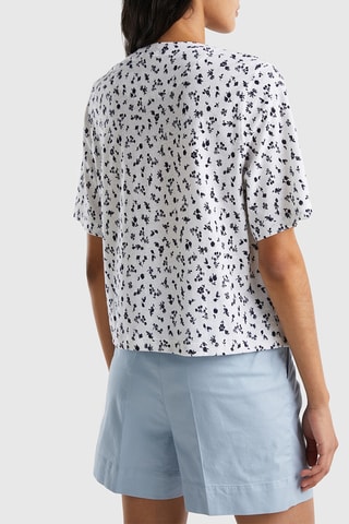 T-shirt em linho - Branco