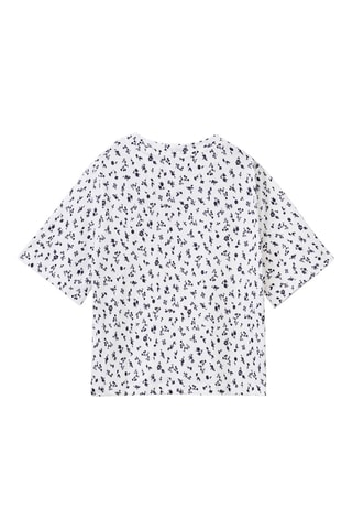 T-shirt em linho - Branco