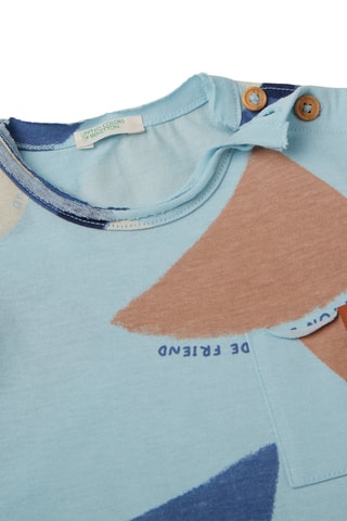 T-shirt Azul-celeste