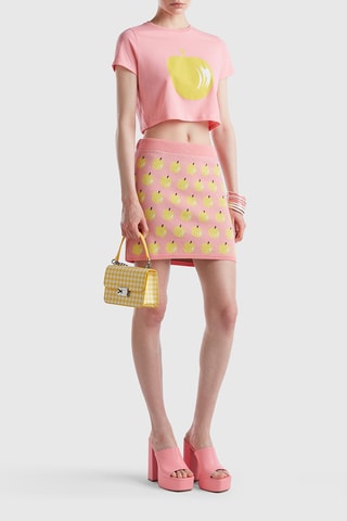 T-shirt curto - Rosa