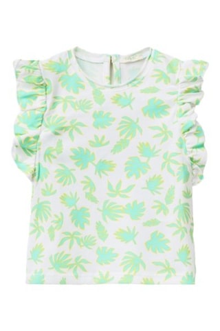 T-shirt - Branco e verde