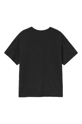 T-shirt de linho - Preto