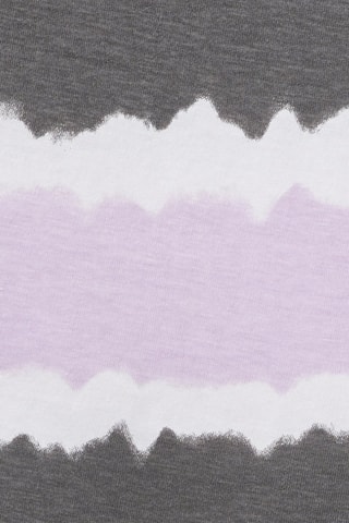 T-shirt tie and dye - Preto e malva