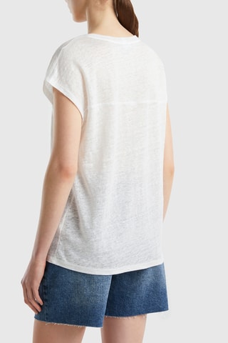 T-shirt de linho - Branco