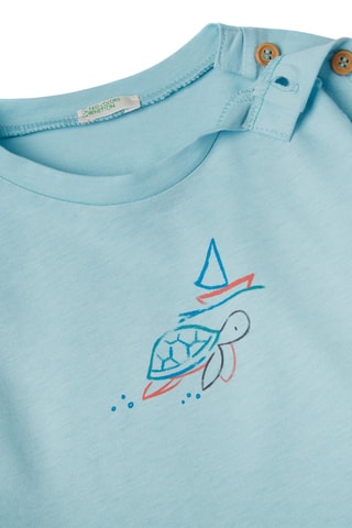 T-shirt Azul-celeste
