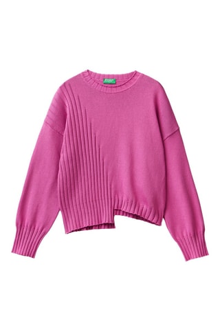 Camisola assimétrica Fúcsia