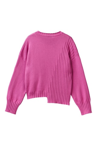 Camisola assimétrica Fúcsia