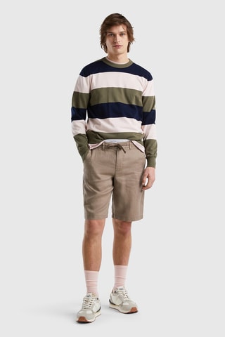 Camisola Cru e caqui