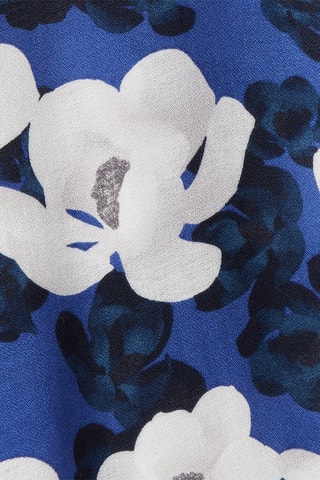 Blusa Azul-escuro e cru