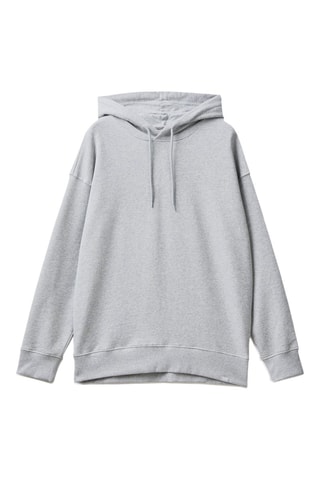 Sweat com capuz - Cinzento