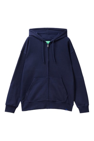 Sweat com capuz - Azul-escuro