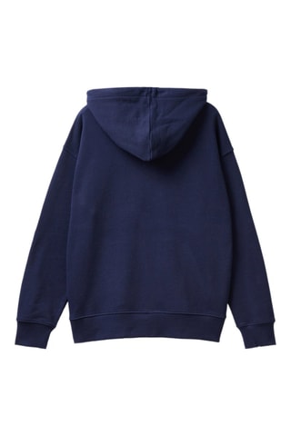 Sweat com capuz - Azul-escuro