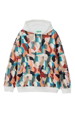 Sweat com capuz - Branco