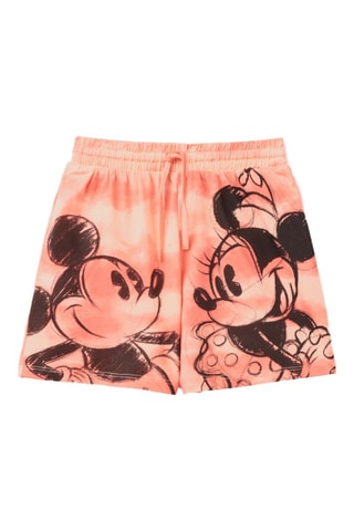 Calções Mickey e Minnie Disney - Laranja