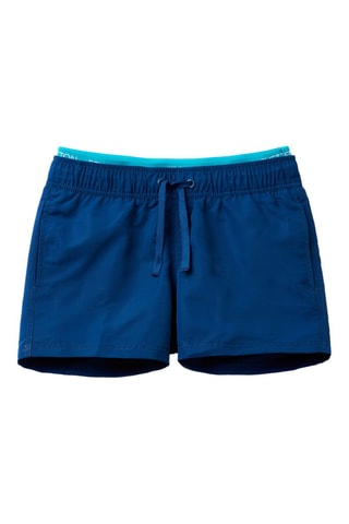 Calções de banho efeito ilusório - Azul-petróleo