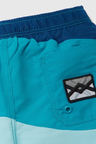 Short de bain - Bleu et turquoise