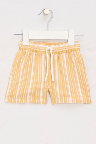 Calções - Amarelo e branco