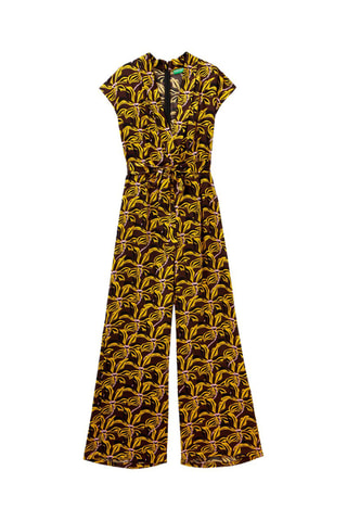 Macacão - Preto e amarelo