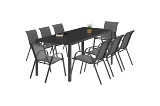 Conjunto de jardim Minorca V2 - 8 lugares