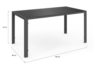 Conjunto de jardim Varna - 6 pessoas