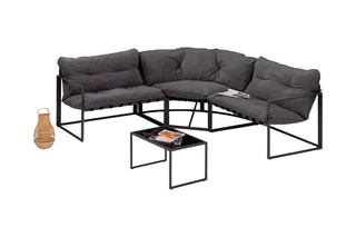 Conjunto de jardim de canto Tropéa - 6 lugares
