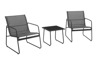 Conjunto de jardim - 44,5 x 44,5 x 41 cm - 2 lugares