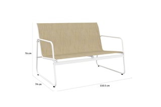 Conjunto de jardim Minorca - 75 x 44,5 x 41 cm - 4 lugares