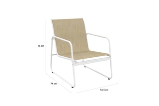 Conjunto de jardim Minorca - 75 x 44,5 x 41 cm - 4 lugares