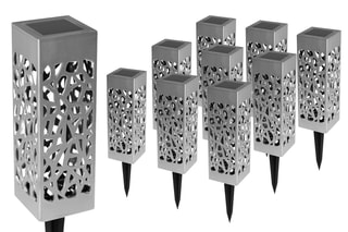 10 lampes solaires Mona - Blanc