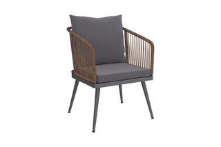 Conjunto de jardim Florida - 2 lugares - Tampo de vidro temperado
