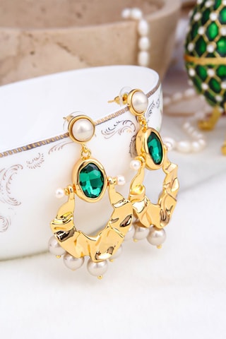 Boucles d’oreilles dorées à l'or fin jaune