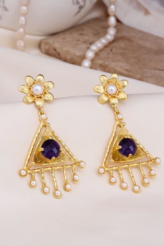 Boucles d’oreilles - Améthystes