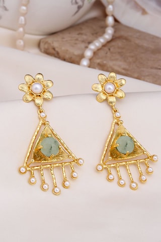 Boucles d’oreilles - Prehnites