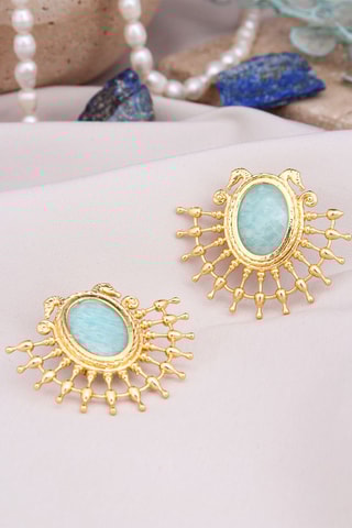 Boucles d’oreilles - Amazonites