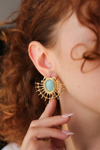 Boucles d’oreilles - Amazonites
