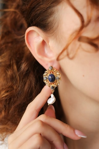 Boucles d’oreilles - Lapis-lazuli