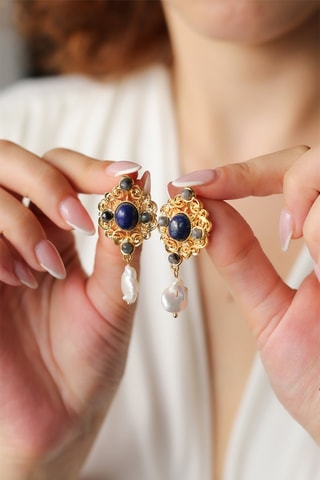 Boucles d’oreilles - Lapis-lazuli