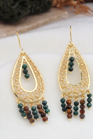 Boucles d’oreilles - Vert