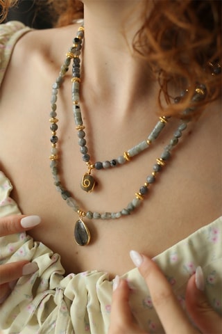 Collier doré à l'or fin jaune