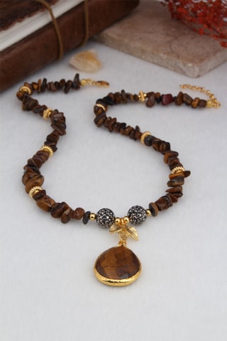 Collier doré à l'or fin jaune