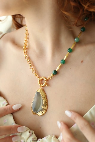Collier doré à l'or fin jaune
