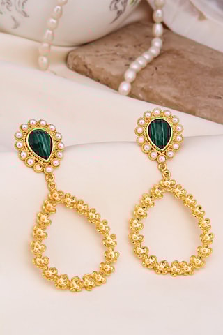 Boucles d'oreilles - Perles et rutiles