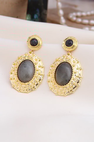 Boucles d’oreilles - Labradorites
