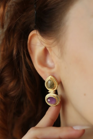 Boucles d’oreilles - Améthystes