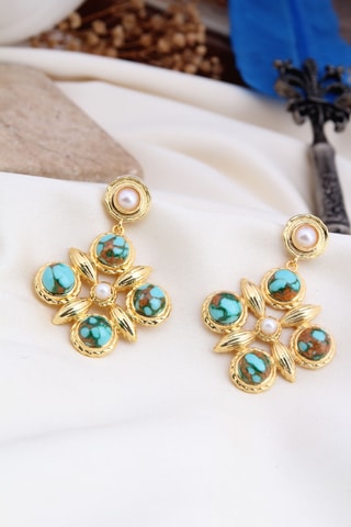 Boucles d'oreilles - Turquoises