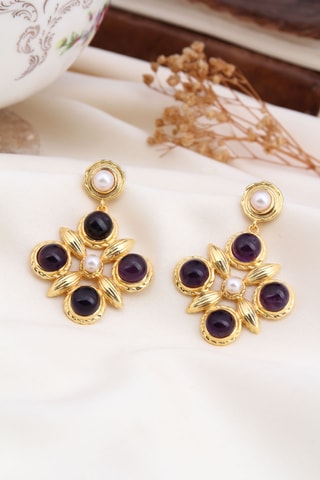 Boucles d'oreilles - Améthystes